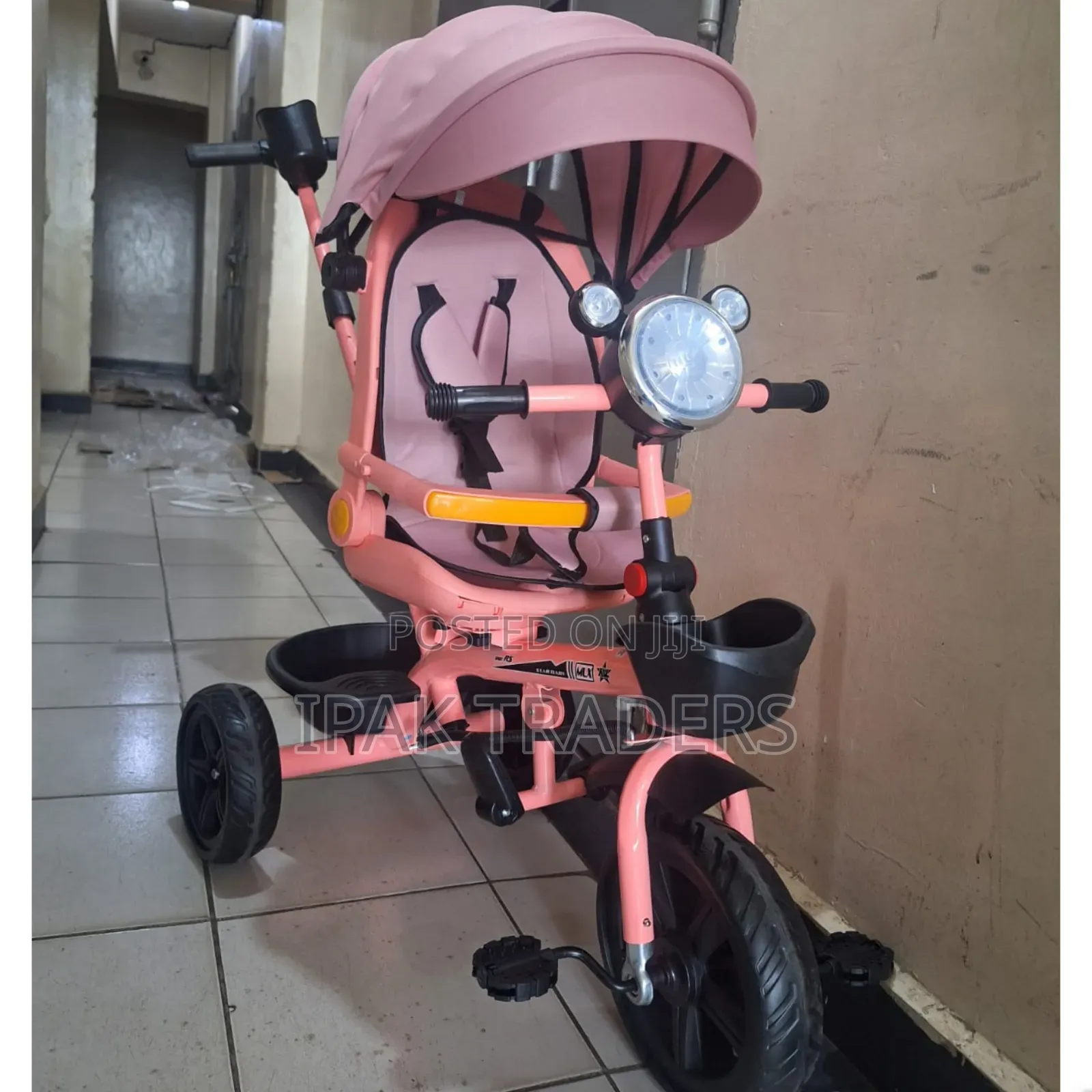 4in1 Baby Stroller Bike Rubber Tire Rotateable
