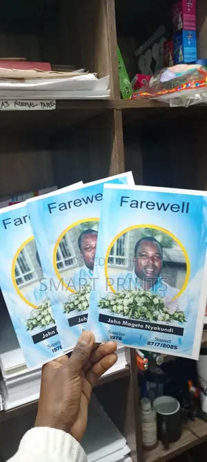 Bold Prints Eulogy Printing Available