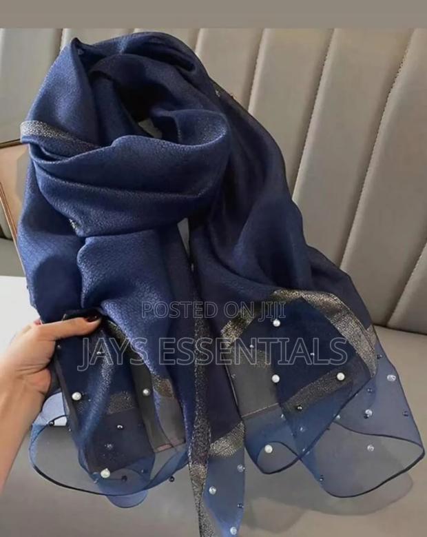 All Weather Scarfs With Pearl Details - thumbnail 10
