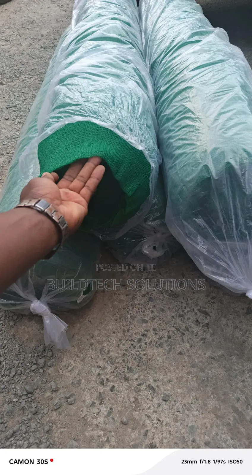 Heavy Duty Green Safety Nets for Scaffolding
