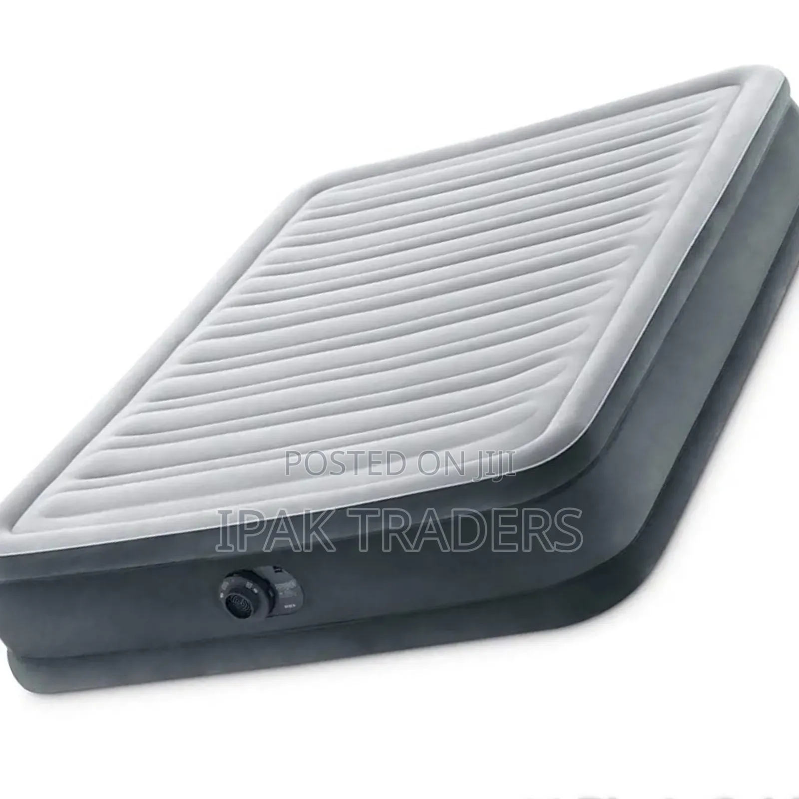 Dura-Beam Deluxe Comfort-Plush Mid-Rise Air Mattress:+ Pump (6×6)
