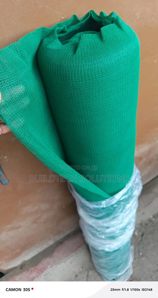 Green Debris Net for Construction Sites - main view