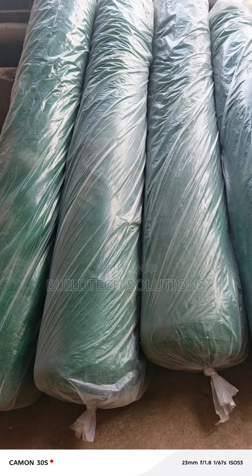 Green Debris Net for Construction Sites