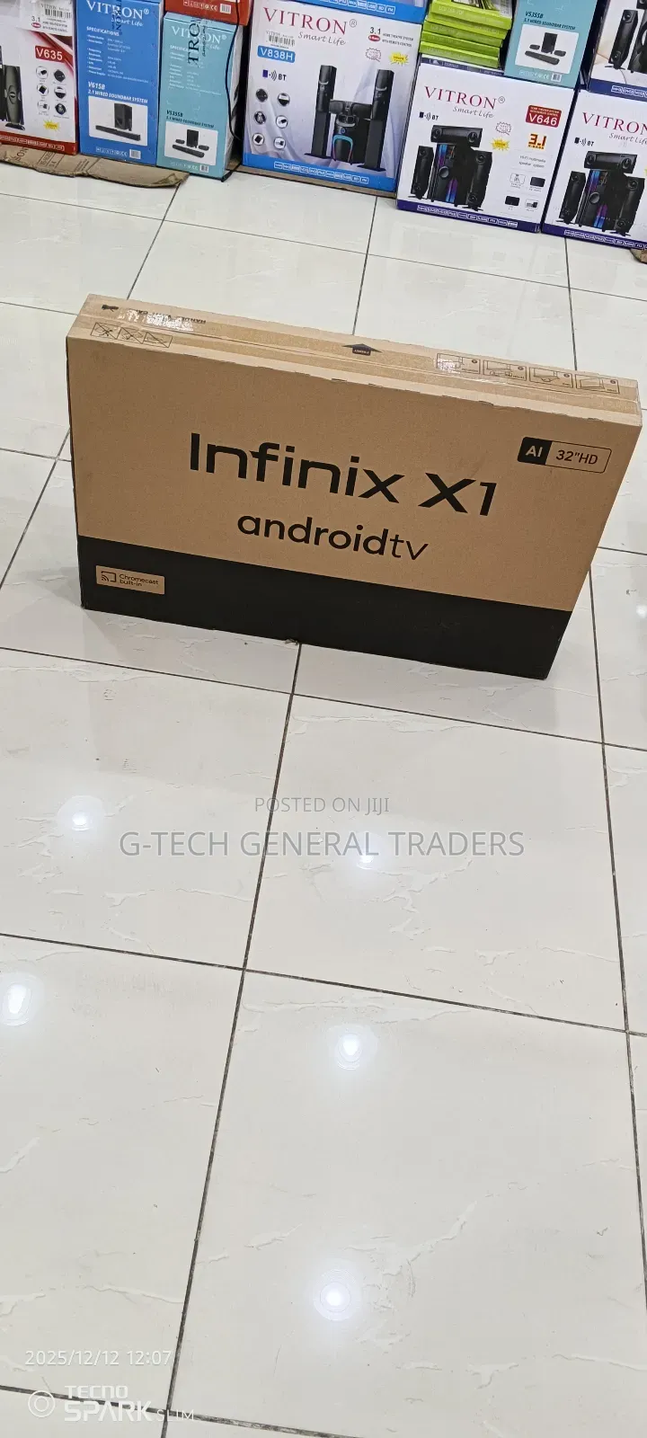 Infinix 32inch Smart Android, Youtube, Netflix Led Frameless Tv