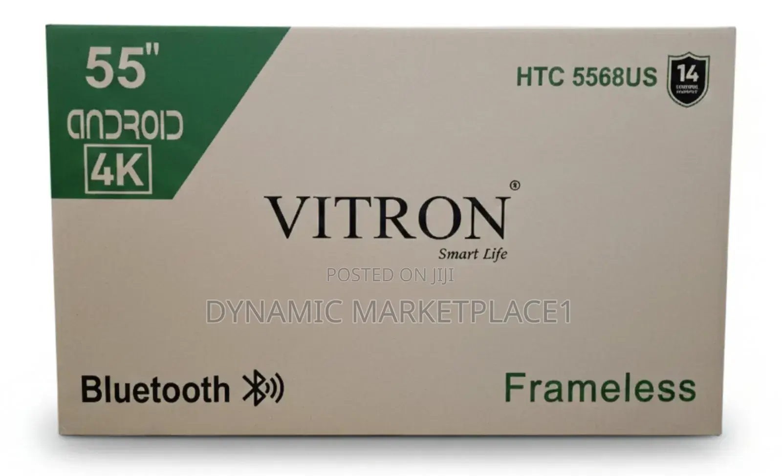 Vitron 55 Inch Uhd Smart Android Tv Frameless Bluetooth