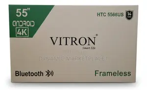 Vitron 55 Inch Uhd Smart Android Tv Frameless Bluetooth