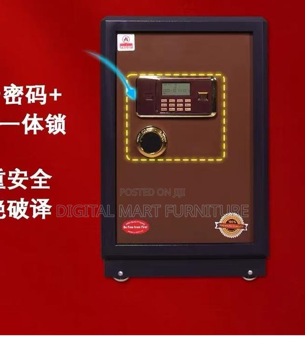 Brown Fire Secure Modern Container