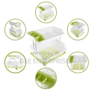 2layer Classy Plastic Dish Drainer