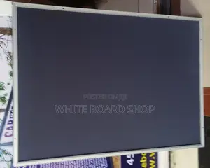 Grey Noticeboard for Office Use 120cm X 90cm