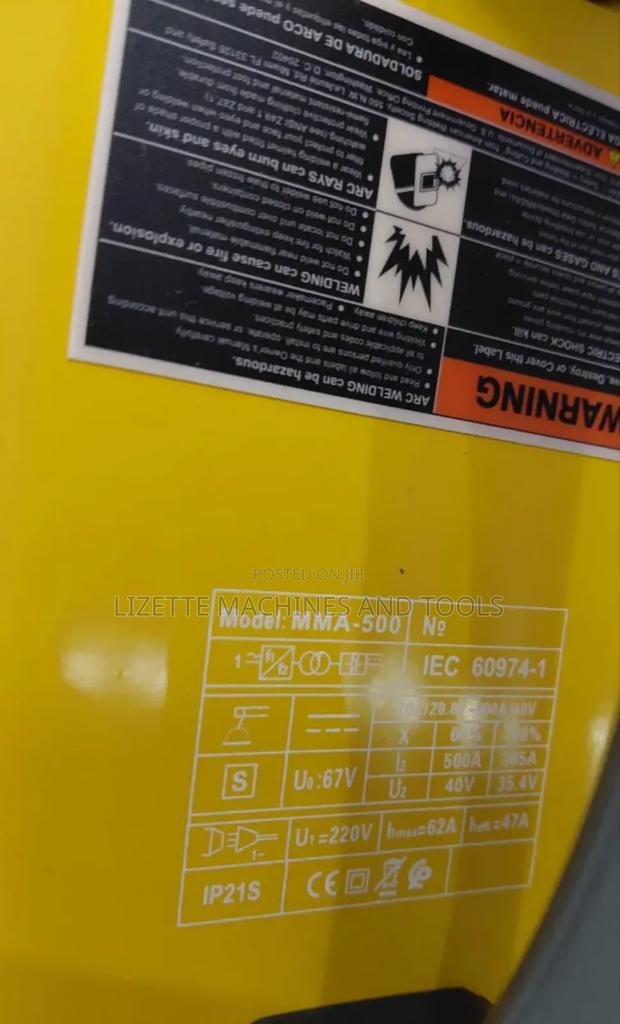 Dewalt Welding Machine Mma-500 - thumbnail 3