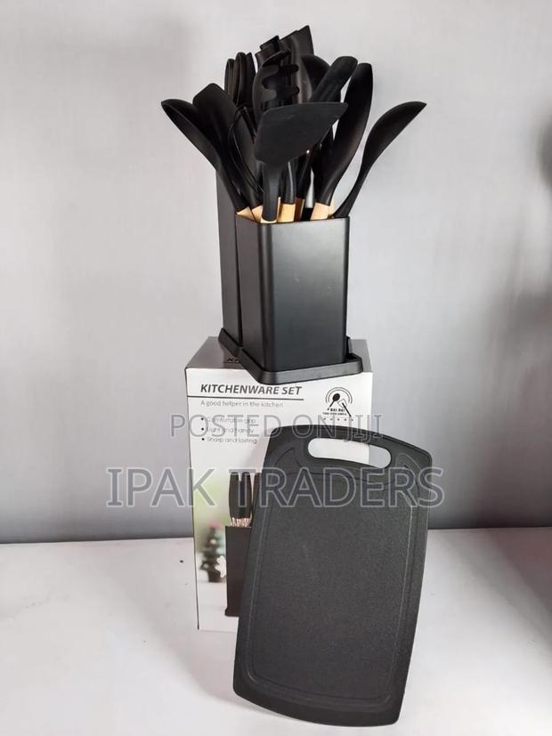 19pcs Silicon Cooking Spoon Knife Set