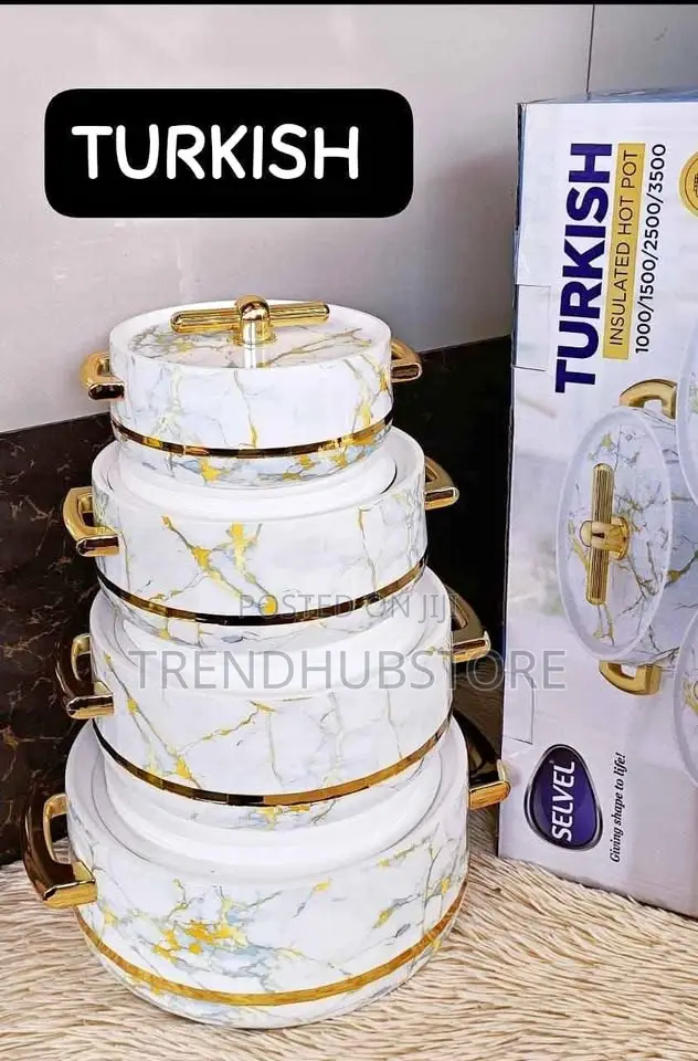 Turkish Hotpot Set of 4 Premium Insulated Food Warmer