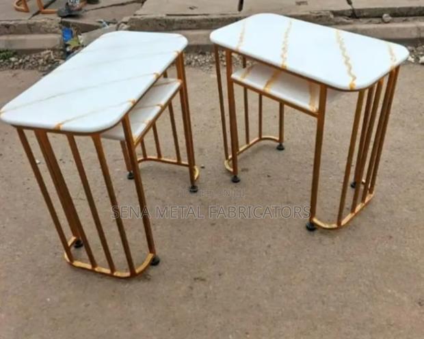 Stable Metal Frame Manicure Table - main view