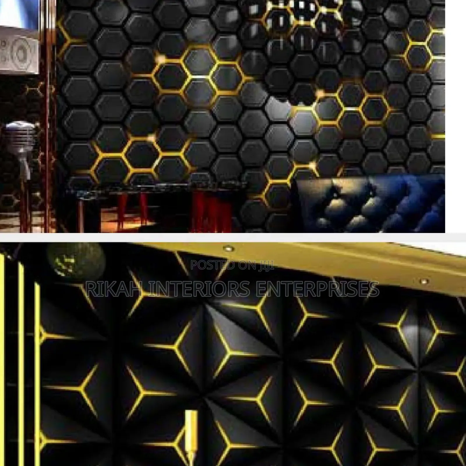 Gold and Black 3d Wallpapers