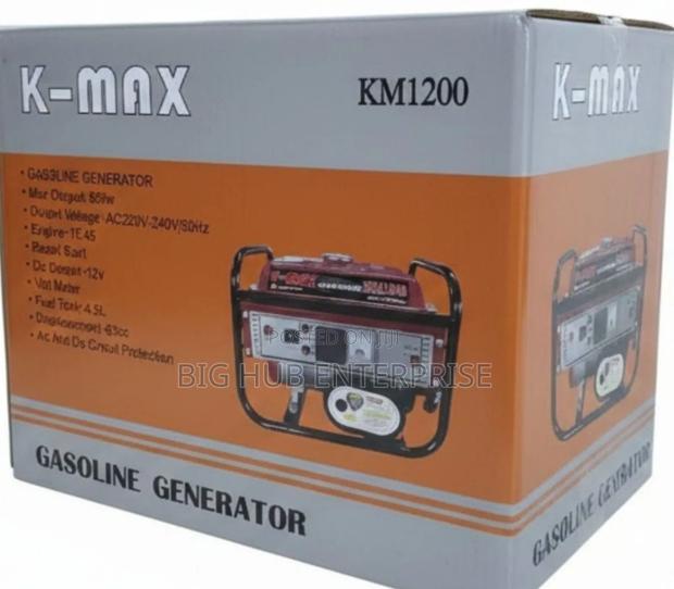 Kmax Italy 1.2kva Petrol Generator 1200 Watts Gasoline Generator