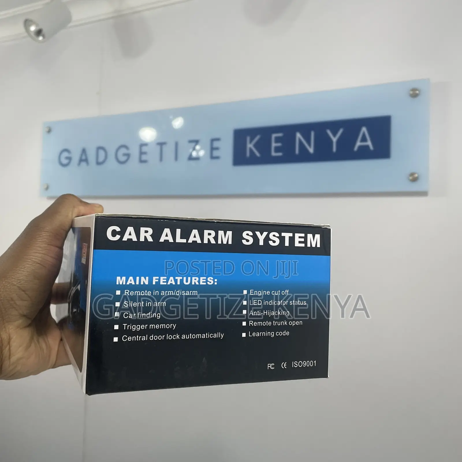 Universal Car Alarm System With Keyless Entry and Trunk Release