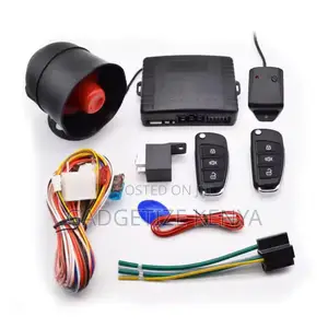 Universal Car Alarm System With Keyless Entry and Trunk Release