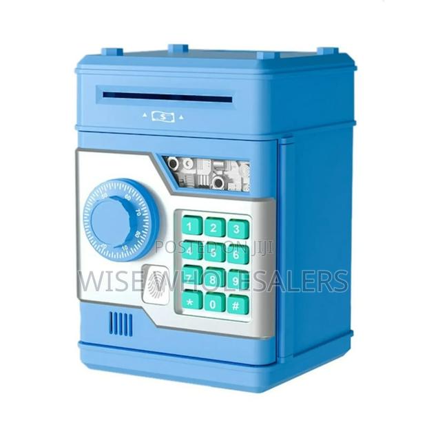 Electronic Piggy Bank Password Fingerprint Money