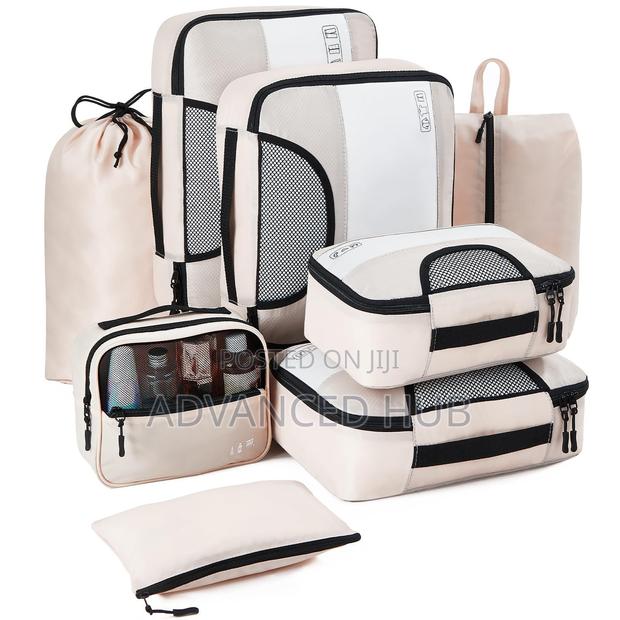 8pcs Premium Luggage Travel Organizers for Suitcase.