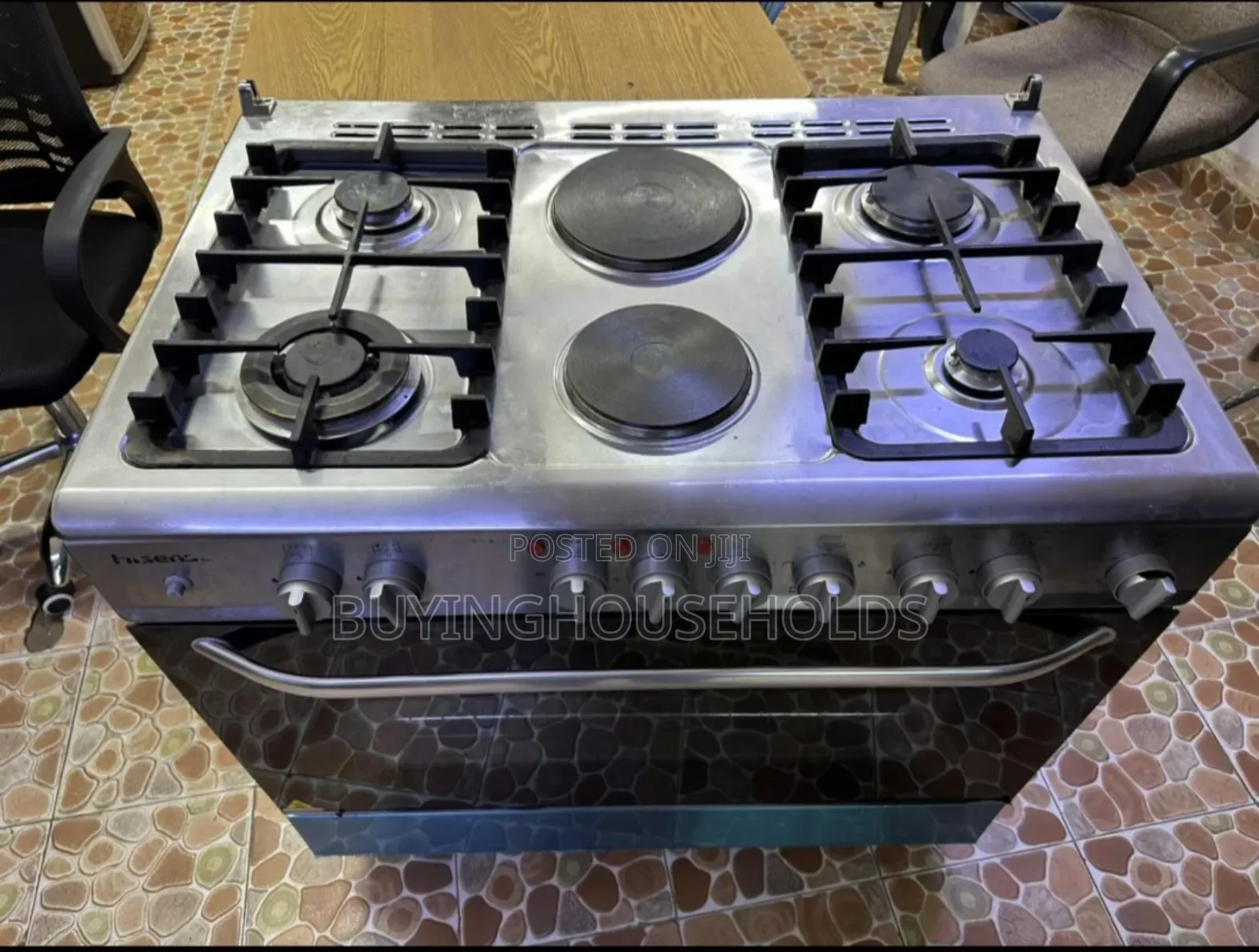 Hisense 60x90 Stainless Cooker 4+2 Used