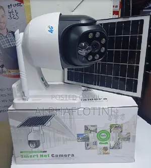 V380 Pro Solar CCTV Camera | 1080p 4g Ptz(1- Lens)