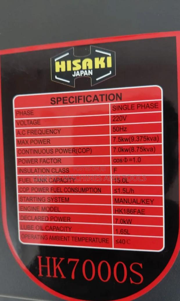 Hisaki Japan 10kva Single Phase Diesel Generator - thumbnail 4