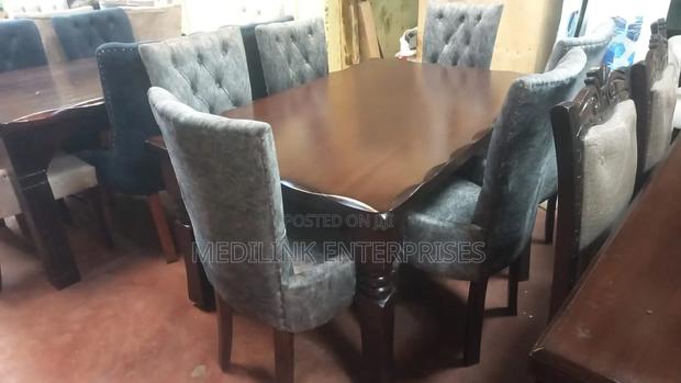 6-Seater Oval Dinning Table Set - thumbnail 2