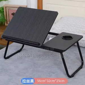 Foldable Laptop Table Bed Tray With Cup Holder