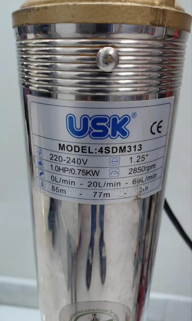 Usk 1hp Submersible Pump 85m Head - thumbnail 4