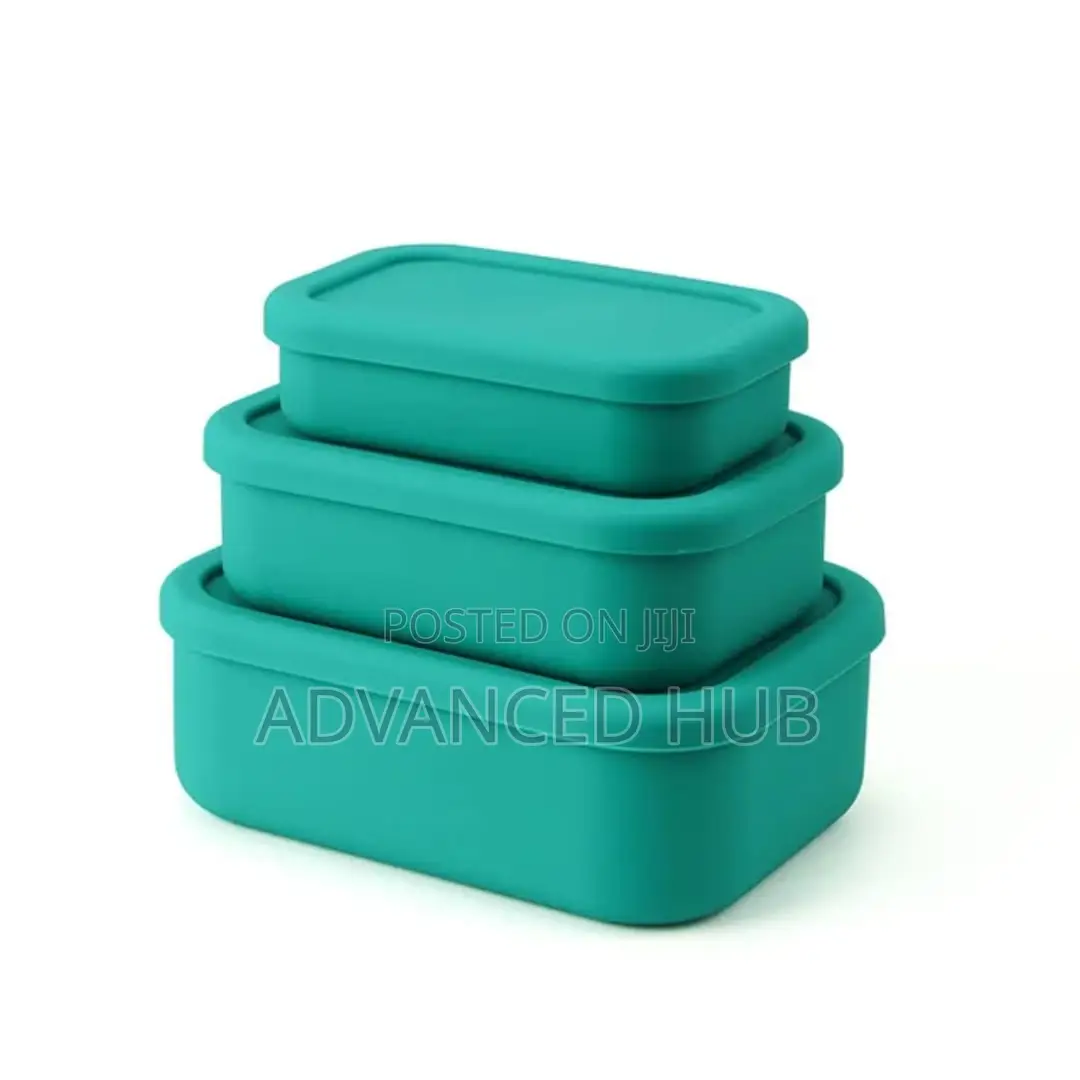 Leak Proof Food Grade Silicone Lunch Box Set
