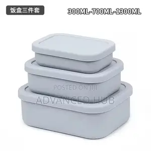 Leak Proof Food Grade Silicone Lunch Box Set