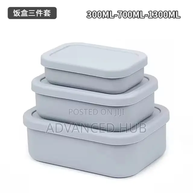 Leak Proof Food Grade Silicone Lunch Box Set