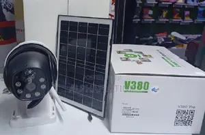 Single Lens 4g Solar Camera V380-Two Way Audio