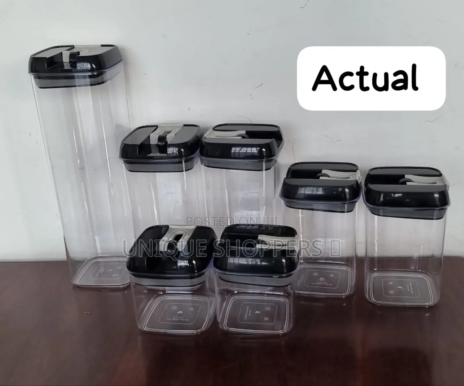 *Acrylic 7pc Food Storage Container Set