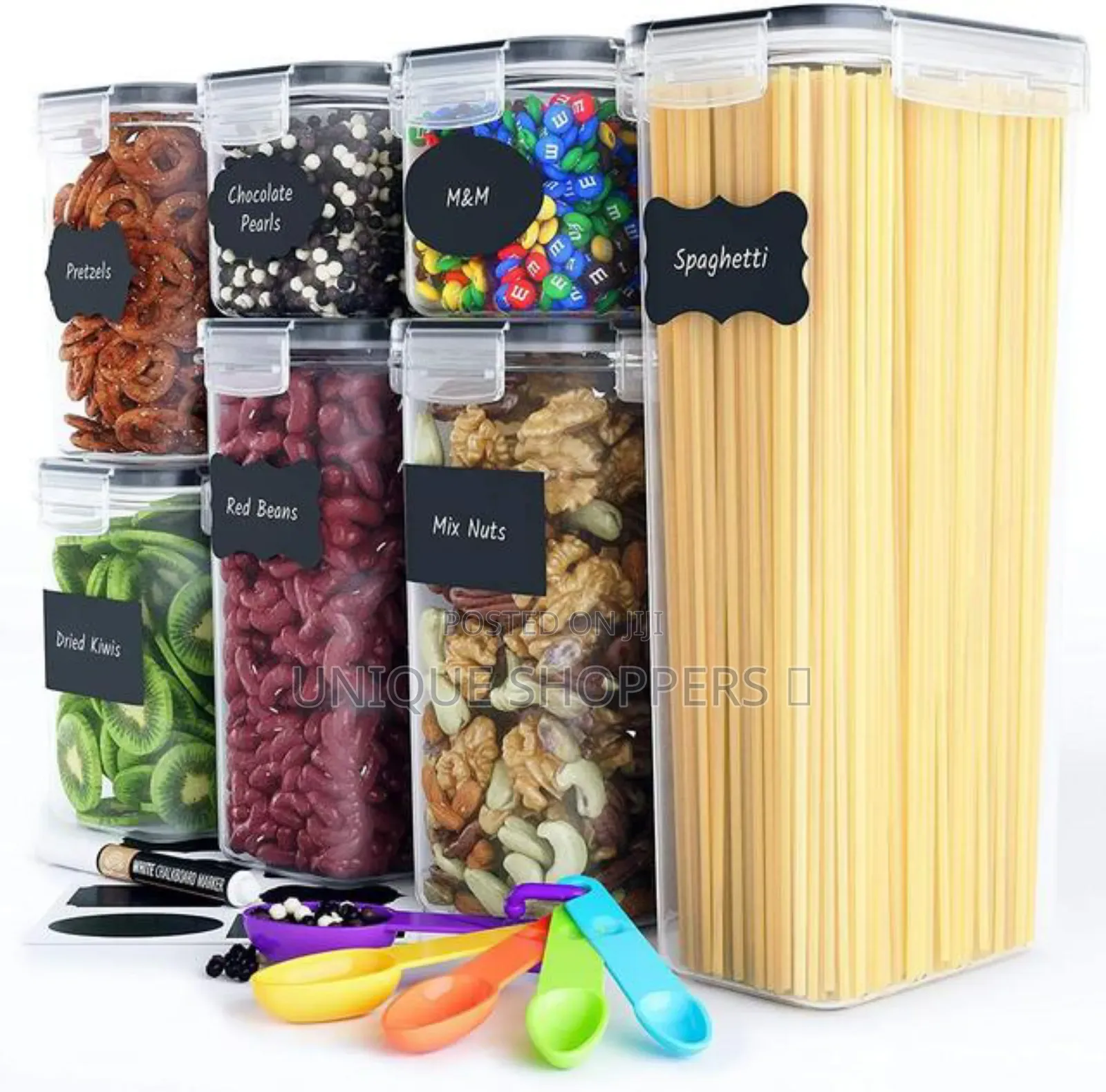 *Acrylic 7pc Food Storage Container Set