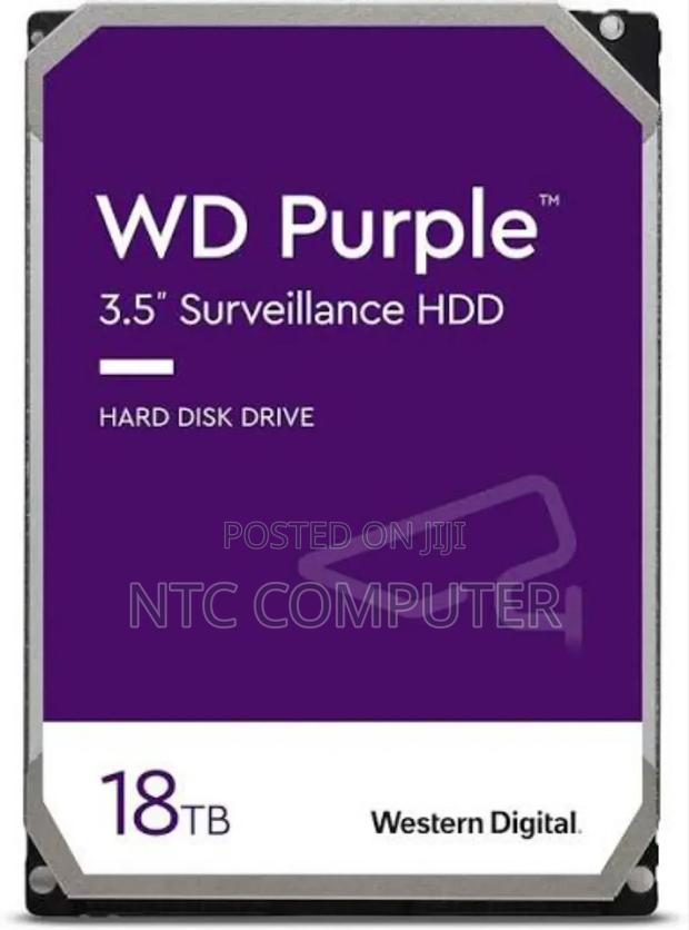 Wd Purple Surveillance Hard Drive - 18tb