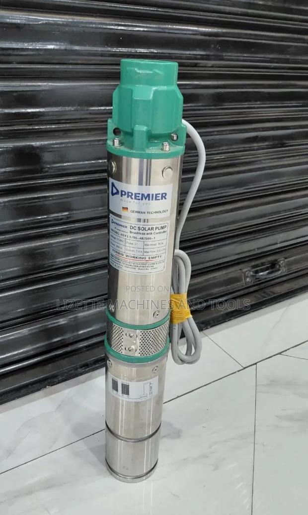 Premier 55m Head Brushless Solar Submersible Pump With Controller 500w - main view