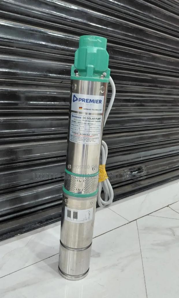 Premier 55m Head Brushless Solar Submersible Pump With Controller 500w - thumbnail 2