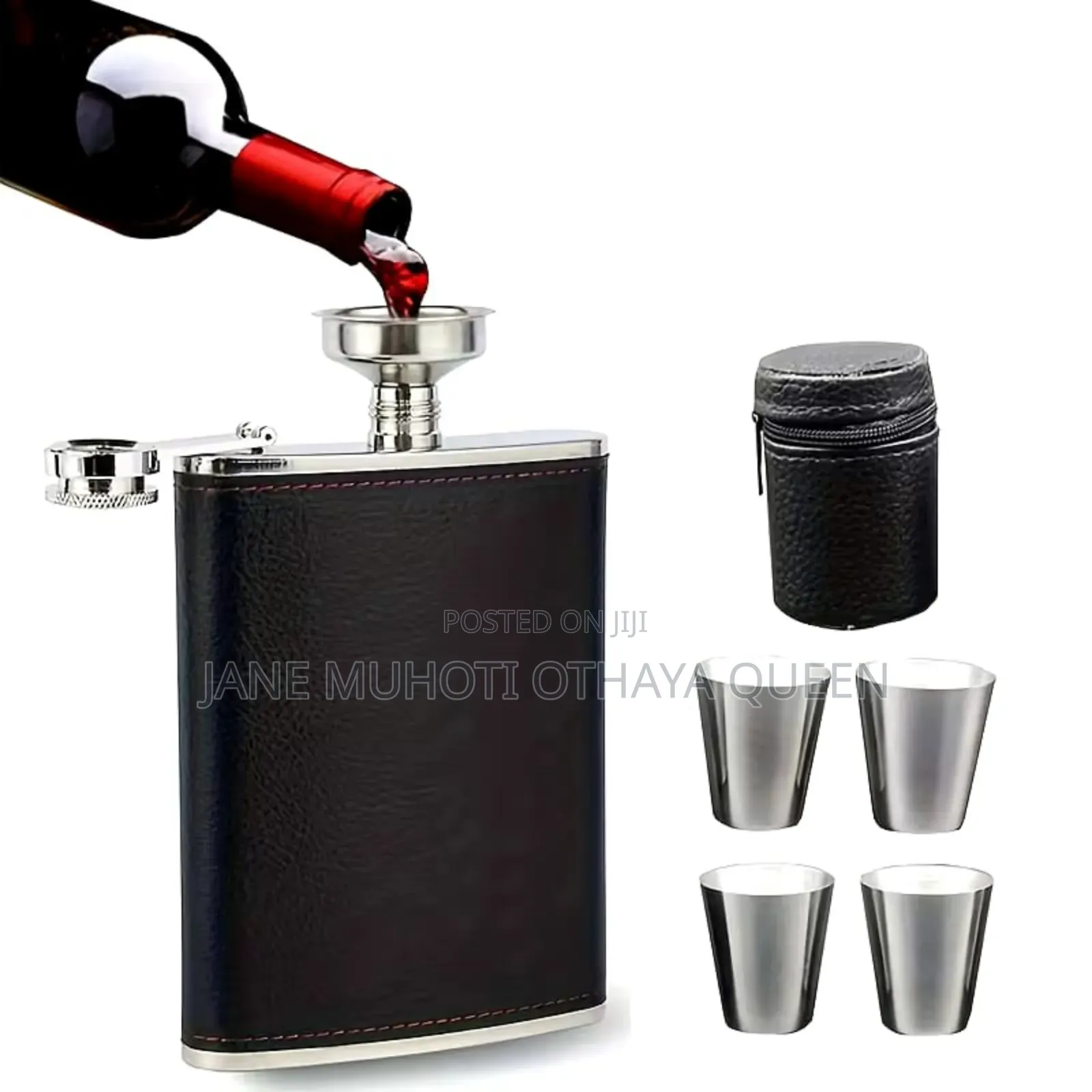 *Whiskey Flask Gift Set