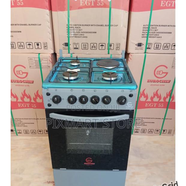 Eurochef 3gas +1 Electric Cooker - Standing Cooker