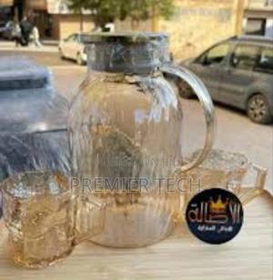Golden 7pc Glass Water Set - - thumbnail 2