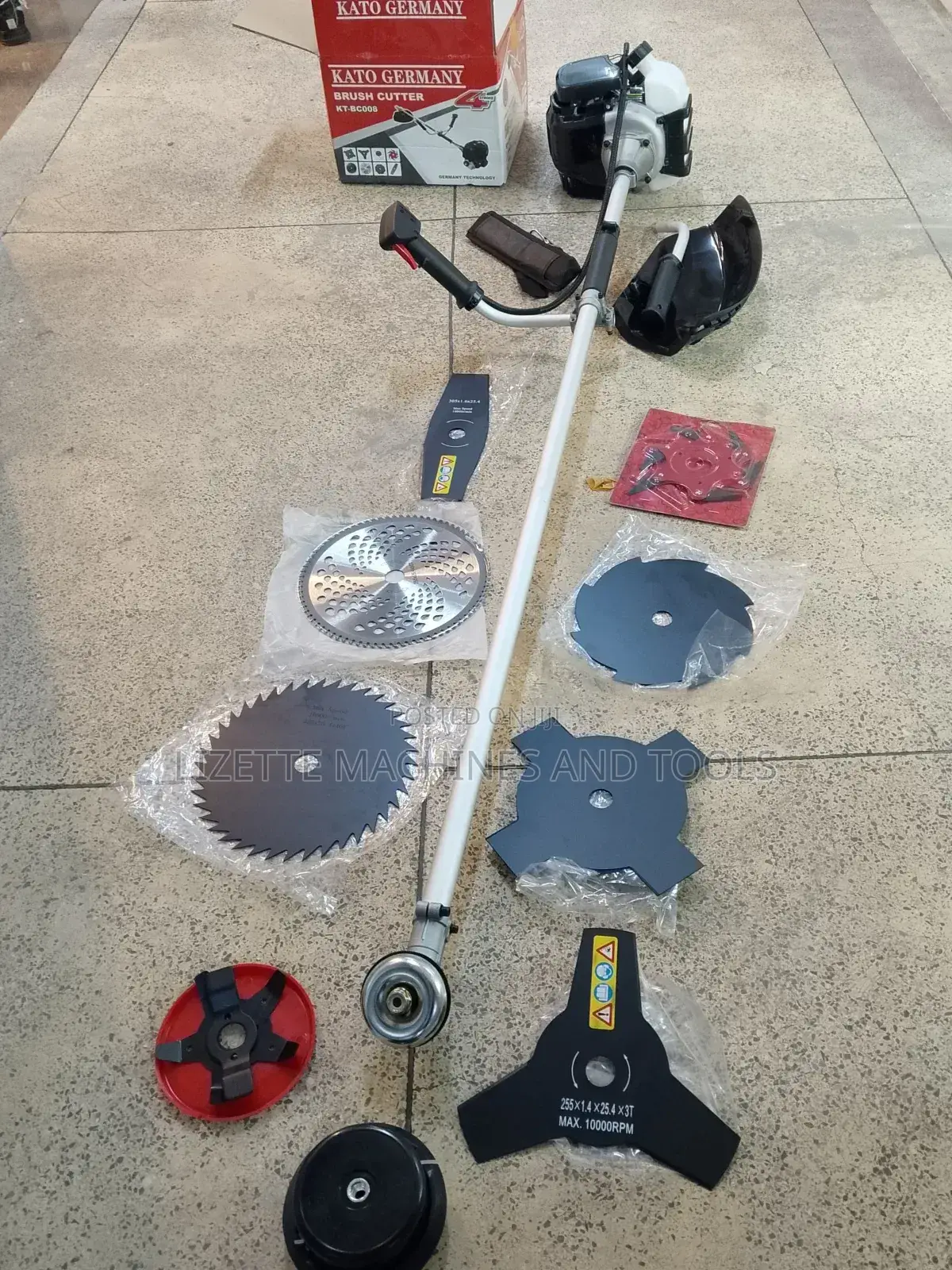 Kato Germany 4 Stroke 9 Blades Brush Cutter With Weeder Blade