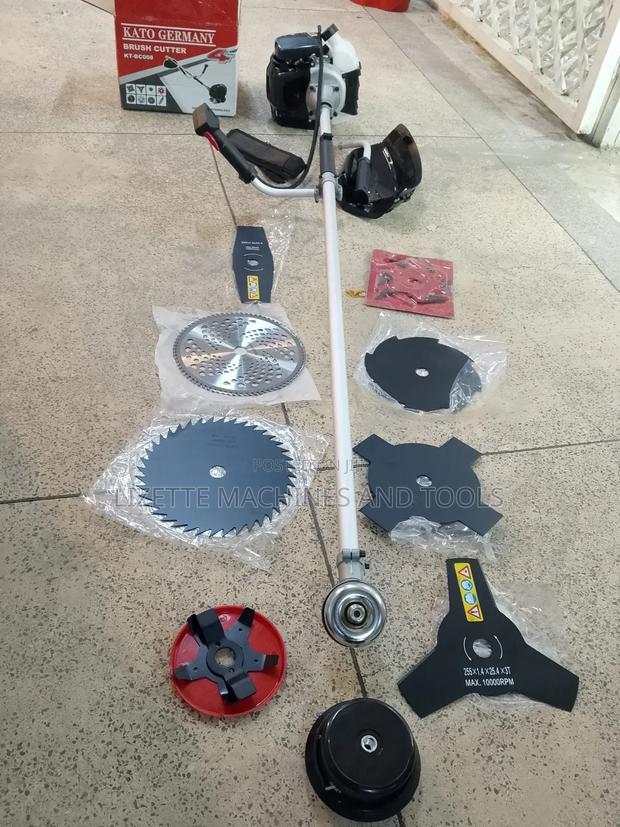 Kato Germany 4 Stroke 9 Blades Brush Cutter With Weeder Blade - thumbnail 3