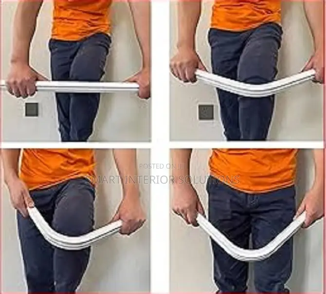 Easily-Bendable Curtain Rails