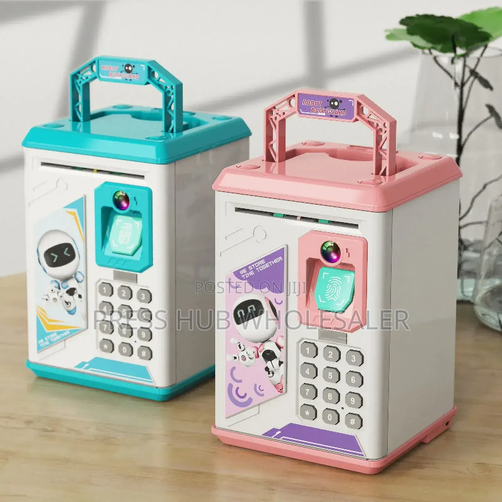 Electronic Piggy Bank Password Finger