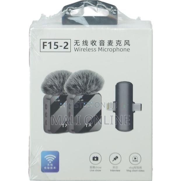 F15-2 Wireless Lavalier Microphone for iPhone Android - thumbnail 2