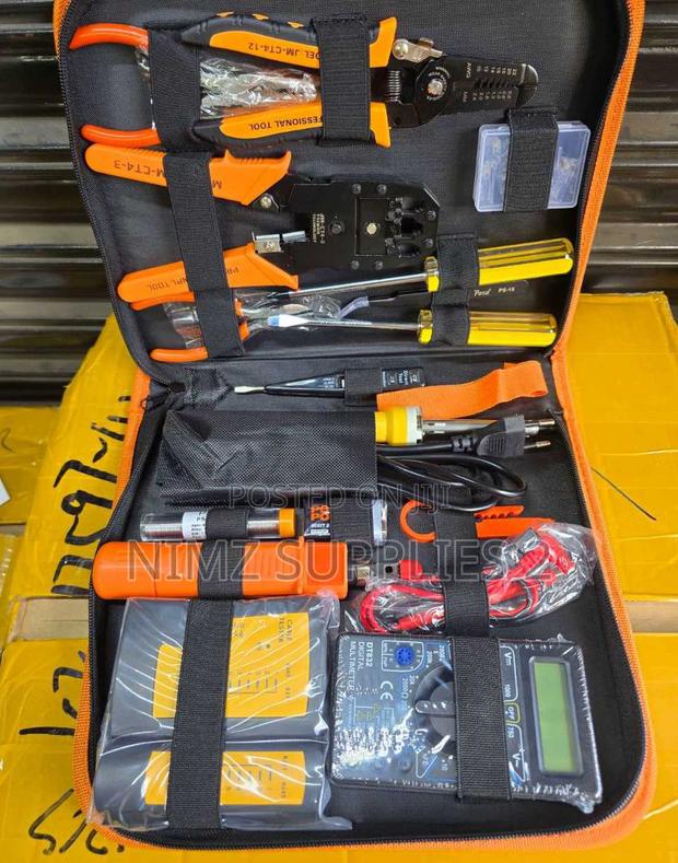 17-in-1 Professional Network Repair Tool Kit Set. - main view