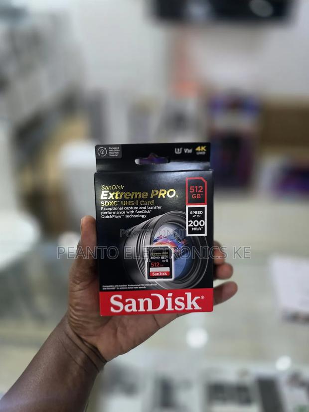 Sandisk 512gb Extreme Pro Uhs-i Sdxc Memory Card