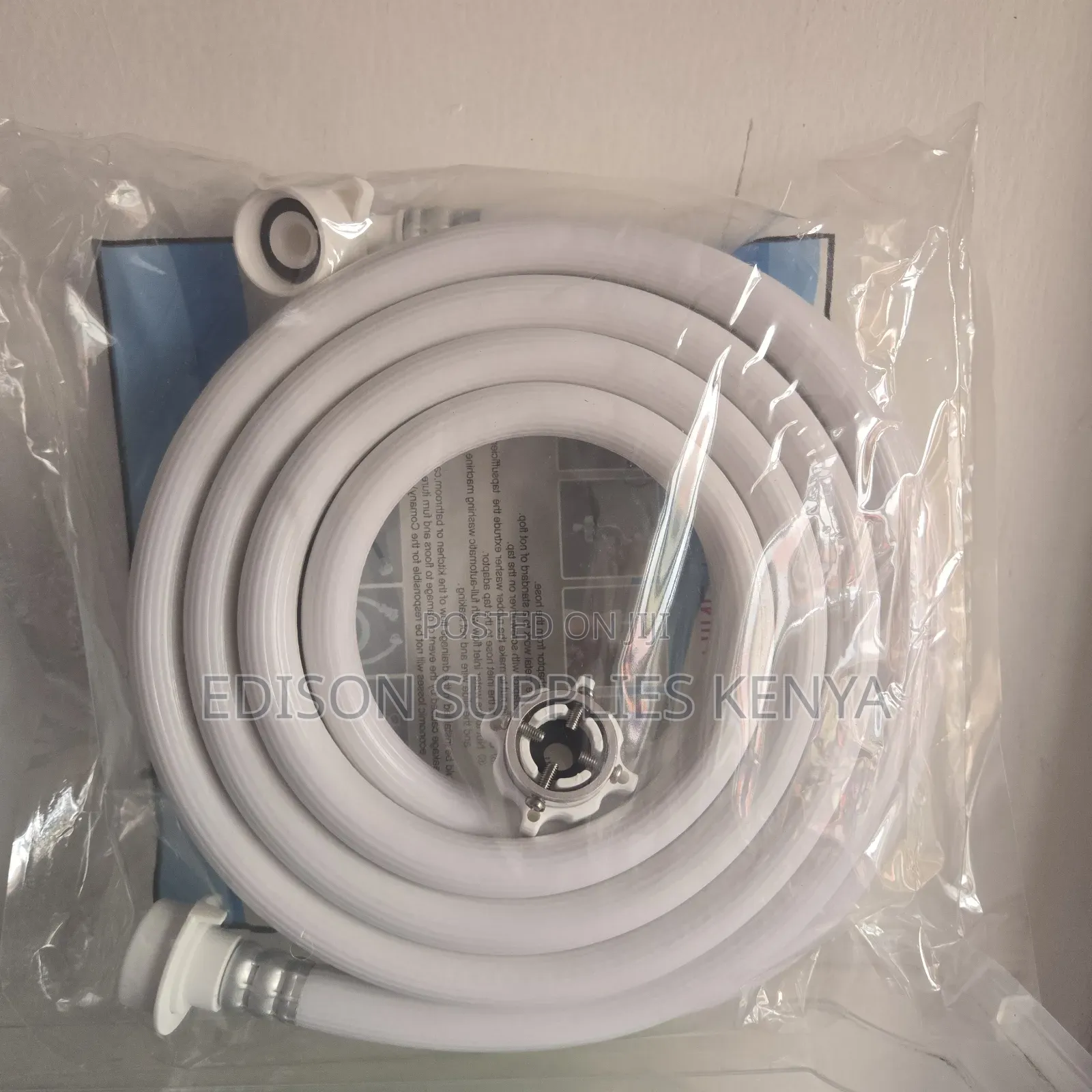 5m Washing Machine Hose Pipe Inlet With Screws Tap Adapter 5 Metres