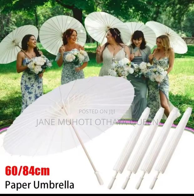 60cm Paper Parasol Umbrella - thumbnail 6